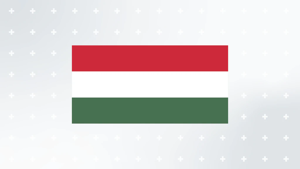 Flagge von Ungarn